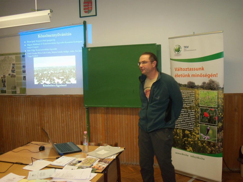 Csonka Péter, a Duna-Ipoly Nemzeti Park Igazgatóság gerecsei tájegységvezetője a térség