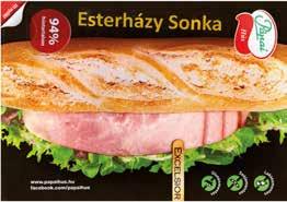 Formázott, szeletelt sonka sertéscombból 1 kg = 2 794 Ft 150