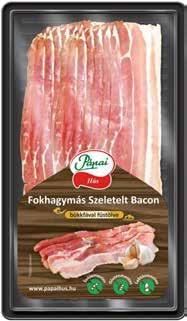 BACON Bükkfával füstölve Fokhagymás / chilis / natúr 1 kg =