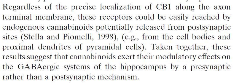 idegvégződés Katona et al (1999) Journal of