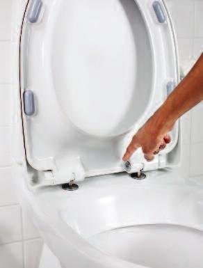 Ez az újítás megakadályozza azt, hogy a WC-ülőke teteje lecsukáskor hangosan lecsapódjon, helyette fokozatosan