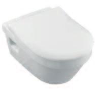 Ajánlott fogyasztói ár áfával fehér színnel clean flush 3/4,5 L 3/6 L Mélyű fali-wc CleanFlush technológia Ajánlott szerelvény: EasyMont 62 870 Ft 7060 R0 xx WC-ülőke Duroplast, fém zsanérral, Soft