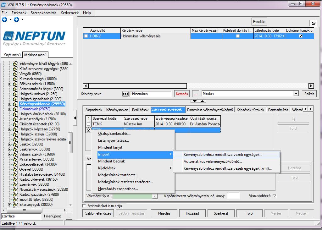 Import 1.3.