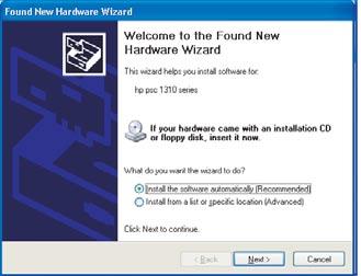 Problém: (Pouze v systému Windows) Zobrazí se dialogová okna P idat hardware. Akce: Zav ete všechna dialogová okna.