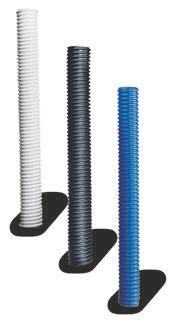 DF HAJLÉKONY VÉDŐCSŐVEK RENDSZERE Spirális védőcsövek termékcsaládja DF (DiFlex) termékcsalád: 2311-es besorolású gumírozott PVC bevonatú spirális merevítésű védőcsövek rendszere 14 különböző belső