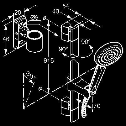 l/perc, 3 bar kúpos anyával króm 6051105-00 93.930 króm 6108305-00 22.460 króm 3914005-00 101.