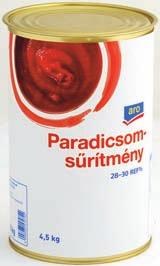 1066,- 353, 20 449,- fokhagymakrém 2500 g/db Aro natúr lecsó 30% paprikával 4100 g/db grillezett padlizsán növényi