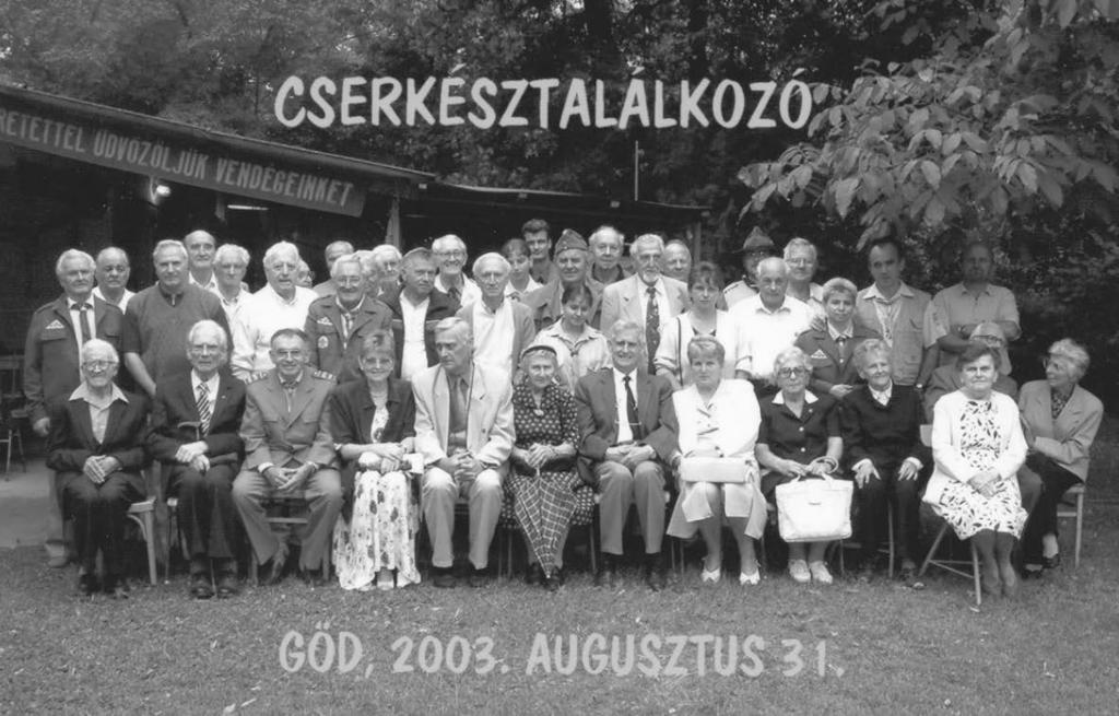 Gödi Almanach 155 Az al só sor ban a