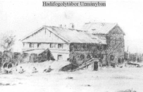 Az uzmanyi táborról készült ceruzarajzok fényképei Uzmány, Vo ro nyezs től észak ke let re a Don ba öm lő ki sebb fo lyó part ján fek szik.