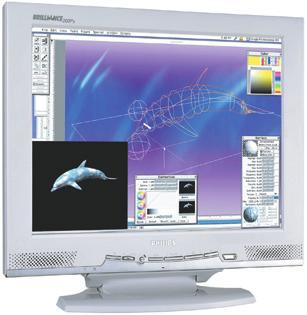 Kép a képben (PIP) megjelenítési lehetôséggel és még számos multimédia funkcióval felszerelték. A PIP révén a PC és a videó képe egyszerre jeleníthetô meg a monitoron.