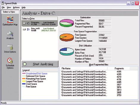 NORTON SYSTEMWORKS 2003 A GYAKORLATBAN SZOFTVER rendszerproblémákat, mint például a merevlemezek hibái, a szoftverek problémái és a hibás hardverkonfigurációból adódó ütközések.