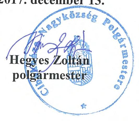 A Polgári Törvénykönyvről szóló 2013. évi V. törvény 6:519. -a szerint amennyiben a beruházó jogellenesen kárt okoz, köteles megtéríteni. 5. Jelen nyilatkozat és hozzájárulás 2 évig érvényes. 6. Cibakháza Nagyközségi Önkormányzat Képviselő-testület felhatalmazza a polgármestert az 1.