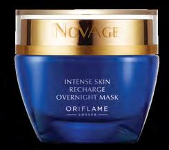 Ha szeretné, hogy a bőre ragyogónak és kipihentnek látsszon reggelre, használja a NovAge Intense Skin Recharge regeneráló éjszakai arcmaszkot, amely jótékonyan hat a bőrre az éjszakai pihenés során.