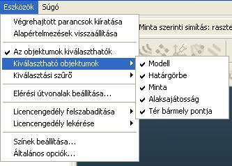 2. Megmunkálási környezet beállítása PowerMill 2.5 Modell mérése Időnként szükségünk lehet a modell egyes jellemezőinek méreteire.