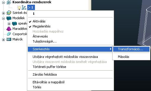 ablakból válasszuk a Tulajdonságok parancsot.