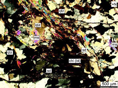 ,,,,,,,,. 2. Az Ásotthalom környéki metamorf aljzat petrográfiai jellemzői 2.1. Makroszkópos megfigyelések 2.2. Mikroszkópi megfigyelések 2.