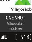 i A felvételkészítési mód kiválasztása Egyes és folyamatos felvételkészítési mód választható. 1 Nyomja meg a <YQi> gombot. Megjelenik a [Felvételkészítési mód] képernyő.