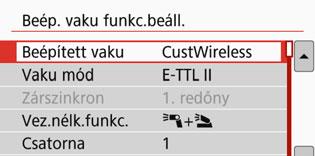 Egyéni vezeték nélküli vakus fényképezésn Teljesen automatikus fényképezés egy külső Speedlite vakuval és a beépített vakuval 1 2 3 Ebben a fejezetben azt mutatjuk be, hogyan lehet teljesen