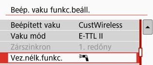 Egyéni vezeték nélküli vakus fényképezésn [1(A:B)] Több csoportban lévő több segédvaku használata A B A segédvakukat A és B csoportra oszthatja, és beállíthatja a kívánt megvilágításnak megfelelő