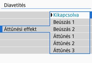Adja meg a [Beállítás] kívánt értékeit.