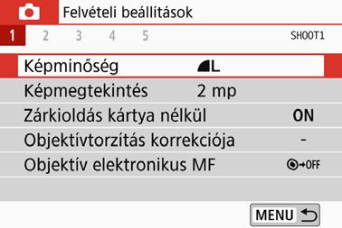 3 A menükben elvégezhető műveletek és konfigurációs lépések A menükben számos beállítást