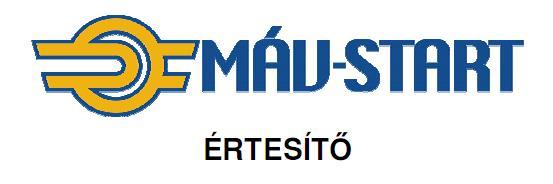 2015/5. SZÁM TARTALOM Utasítások oldal 6/2015. (II. 03. MÁV-START Ért. 5.) sz.
