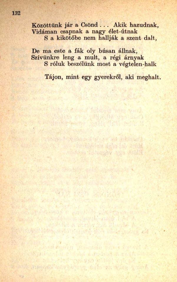Közöttünk jár a Csönd.