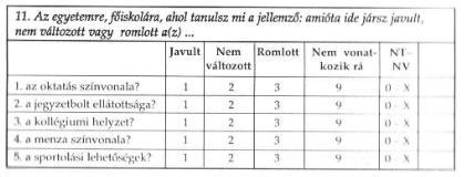 szűrőkérdés