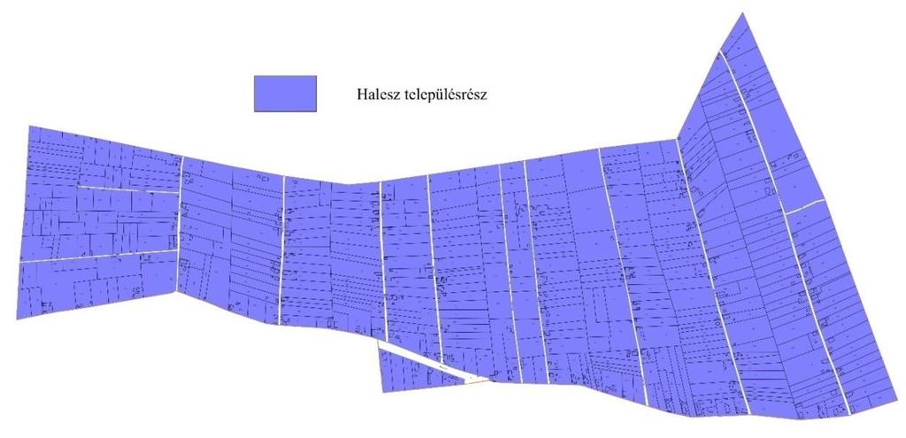 HALESZ Különálló településrész a külterületen Halesz, mely szőlős terület keskeny, szőlőbeli utcákkal tipikusan tornácos házakkal.