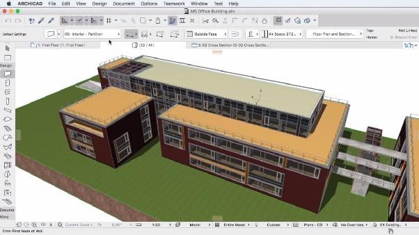 stb.) Egységesíttett 3D modell az egész épületről