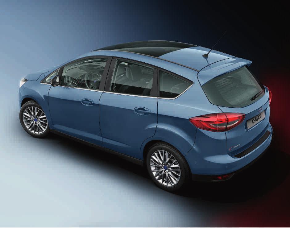 FORD C-MAX A vezetés élménye = Nem elérhető. 1) Biztonsági funkció, 2) Vezetőtámogató funkció. *Grand C-MAX esetén nem elérhető felszereltségi szint.