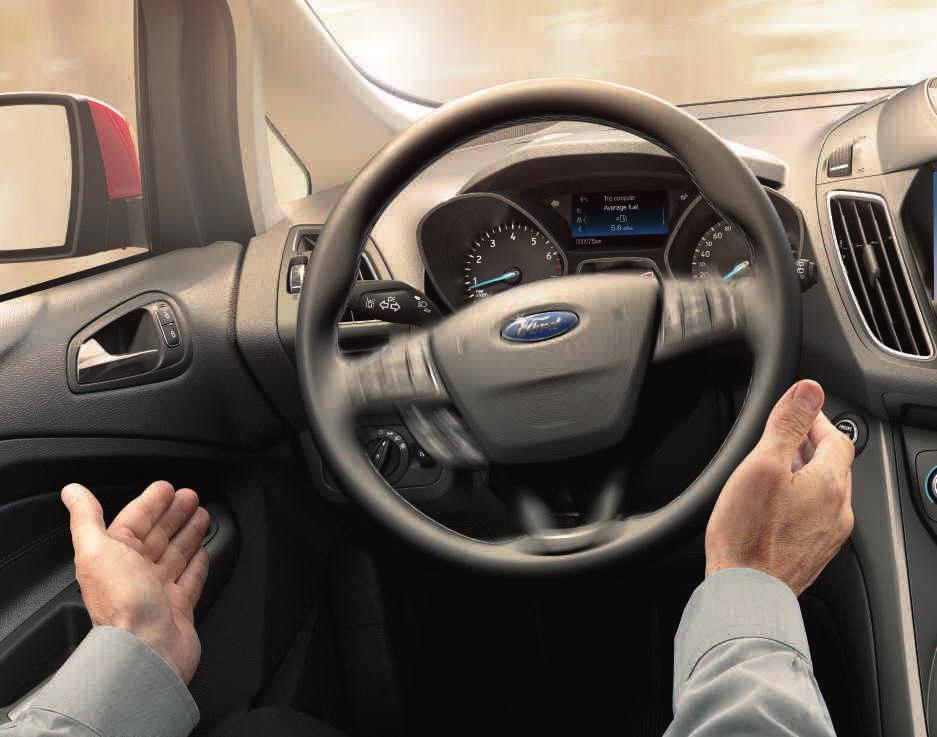 Továbbfejlesztett Aktív ki-/ beparkolást segítő automatika Hagyja, hogy a C-MAX beparkolja magát! Az Aktív ki-/beparkolást segítő automatika elvégzi Ön helyett a parkolást.