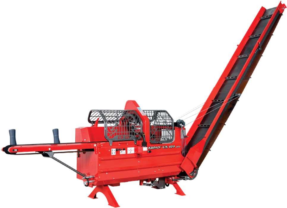 SZELETELŐ-APRÍTÓ Működés Szeletelő-aprító CS420 mechanikus 9480,- Szeletelő-aprító CS420 pro joystick 13000,- Hasítóerő 160 kn / Hasítási hossz 25-50 cm / Rönk átmérő 6-42 cm CS 420 Kétágyas