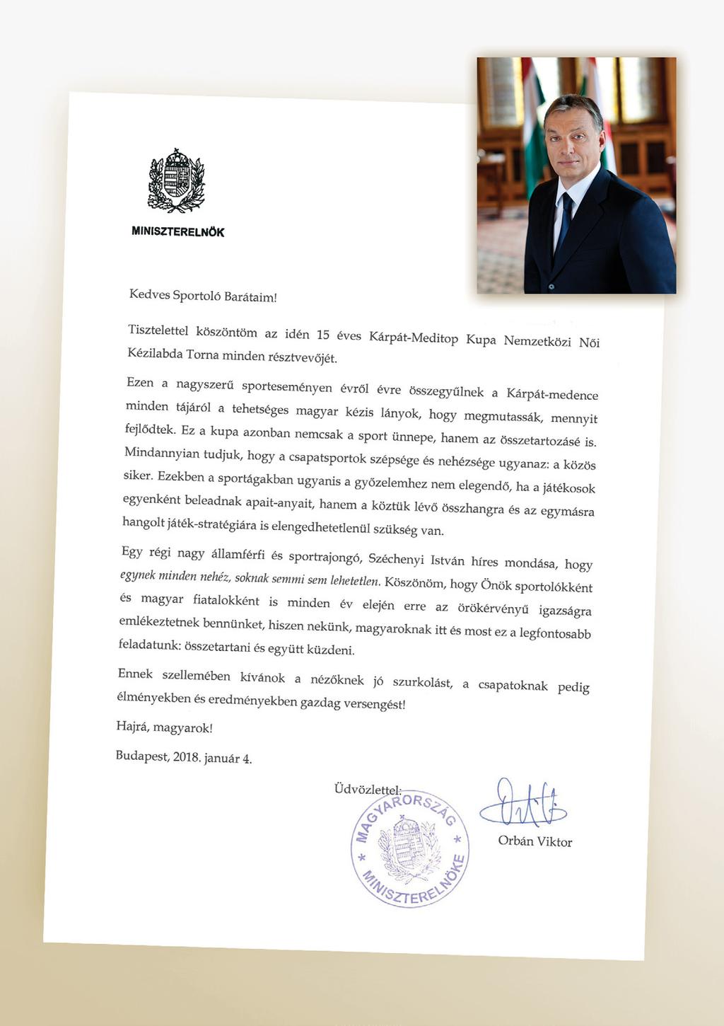 2018-OS MIVIT ÜZENETE: RÁKÓCZIAK JEGYÉBEN