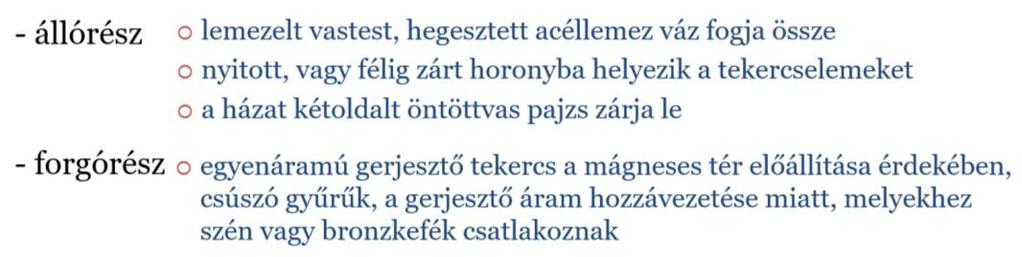 42 /SZI Szinkron gép esetén hogyan számítható a gép fordulatszáma?