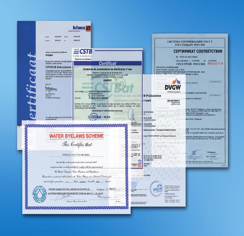 10 éves Uponor rendszergarancia Rendszergarancia A kevert szerelési rendszerek kockázatai Azt tanácsoljuk, hogy ne vállaljon szerelési kockázatot.