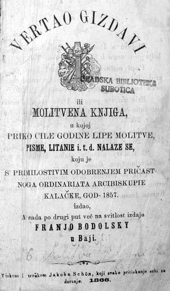 BLESIĆ, Vinko (?, 5. V. 1863.?), vlasnik tiskare. Gimnaziju u Subotici pohađao je školske 1876./77. godine. Od početka 1895. do studenoga 1897. bio je vlasnik tiskare koju je sredinom 1892.