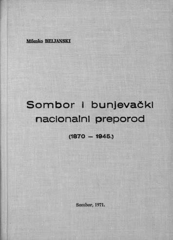 BELLOSICS njegovih etnografskih istraživanja za bačke su Hrvate važni članci u Godišnjaku Povijesnog društva Bačko-bodroške županije, u kojima je, opisujući običaje različitih naroda, pisao i o