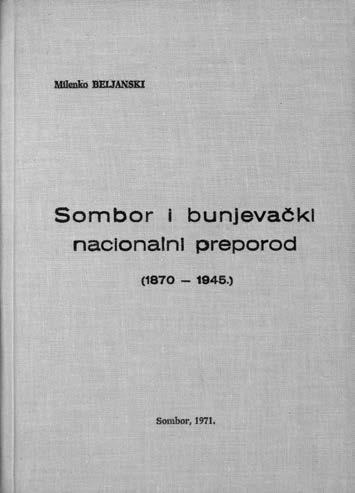 BELLOSICS njegovih etnografskih istraživanja za bačke su Hrvate važni članci u Godišnjaku Povijesnog društva Bačko-bodroške županije, u kojima je, opisujući običaje različitih naroda, pisao i o