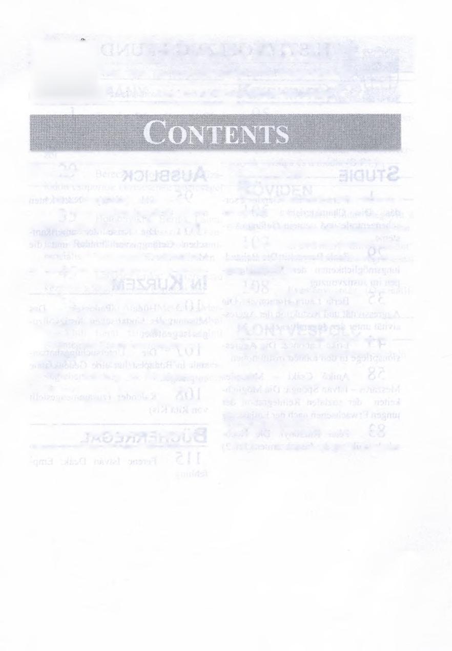 PRISON REVIEW Professional and scientific bulletin ofthe Hungárián Prison Service Appears quarterly # Volume