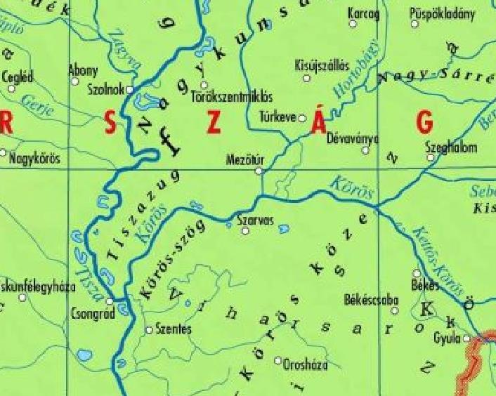 Szarvas Város Integrált Településfejlesztési Stratégiájának Megalapozó Vizsgálata HELYZETFELTÁRÓ- HELYZETELEMZŐ - HELYZETÉRTÉKELŐ MUNKARÉSZEK 118 Táji és természeti adottságok vizsgálata Domborzat 1.