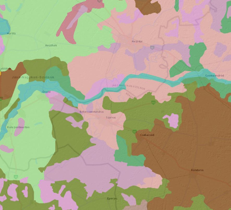Szarvas Város Integrált Településfejlesztési Stratégiájának Megalapozó Vizsgálata HELYZETFELTÁRÓ- HELYZETELEMZŐ - HELYZETÉRTÉKELŐ MUNKARÉSZEK 170 37.