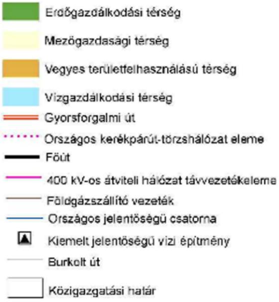Szarvas Város Integrált Településfejlesztési Stratégiájának Megalapozó Vizsgálata HELYZETFELTÁRÓ- HELYZETELEMZŐ - HELYZETÉRTÉKELŐ MUNKARÉSZEK 33 A területrendezési tervekkel való összefüggések