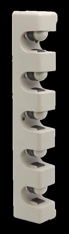 (210x95x43 mm) 20 db (35x5 mm) műanyag fali rendszerezők