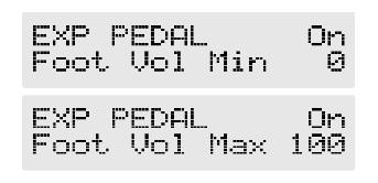 Ha nem akarja hangerőpedálként használni az expression pedált Az alábbi művelettel kikapcsolhatja az expression pedált. 1. Nyomja meg a [PEDAL ASSIGN] gombot. 2.