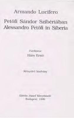 Antonio De Marassovich . 1940 Alessandro Petofi 