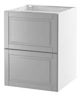 és előlapok használatával alakíthatsz ki egy IKEA-alsószekrény felhasználásával.