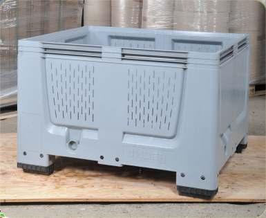 méret: 1100x910x820 mm Szín: Szürke Súly: Űrméret: 900 liter Alpnyg: HDPE Kivitel: 4 cserélhető lábs Sttikus teherbírás: Dinmikus teherbírás: Hőállóság: 20/+40 C Megjegyzés: további tlpkkl