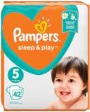 TEXTILPELENKA 6 db, 332 Ft/db 1 990 Ft PAMPERS SLEEP&PLAY
