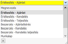 Első lépésként be kell állítani, hogy a korlátozás (1) mely funkciókat érintse: Termékek korlátozása (1) az alábbi funkciókat érinti: Majd amennyiben